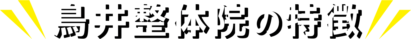 鳥井整体院の特徴